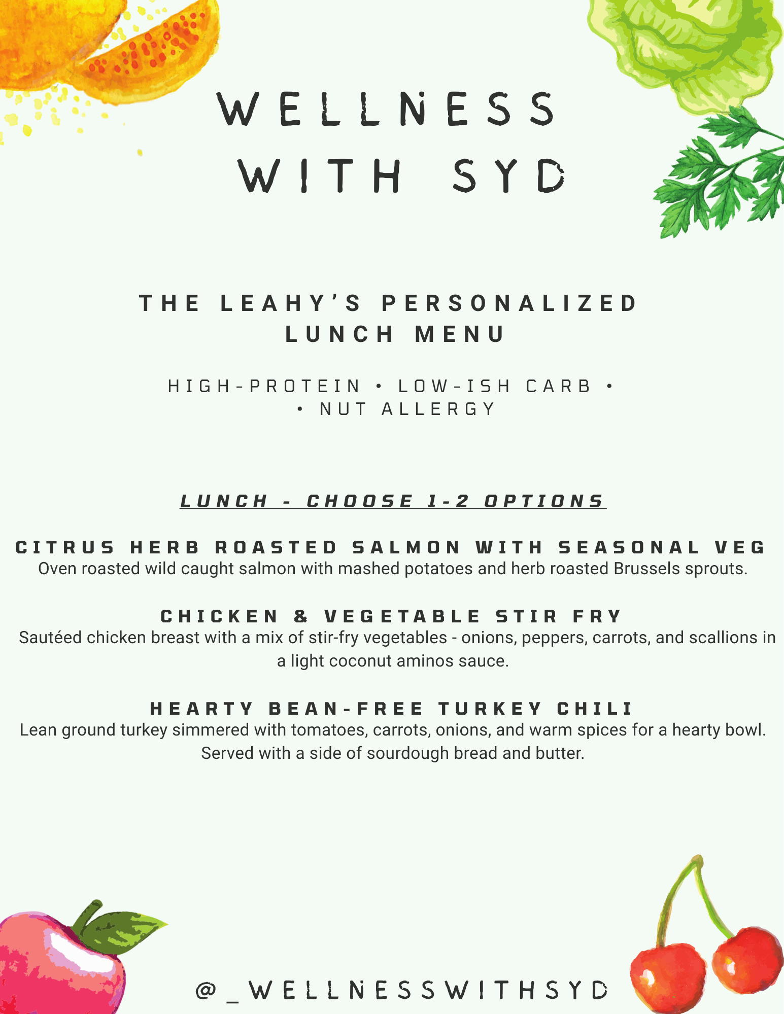 Kayla & Conor Leahy Lunch Meal Prep Menu.png