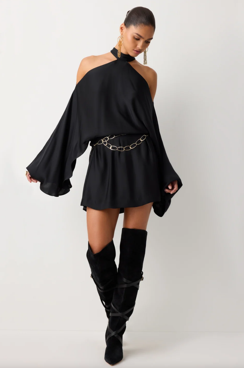 Ramy Brook - Averyl Cold Shoulder Mini Dress in Black