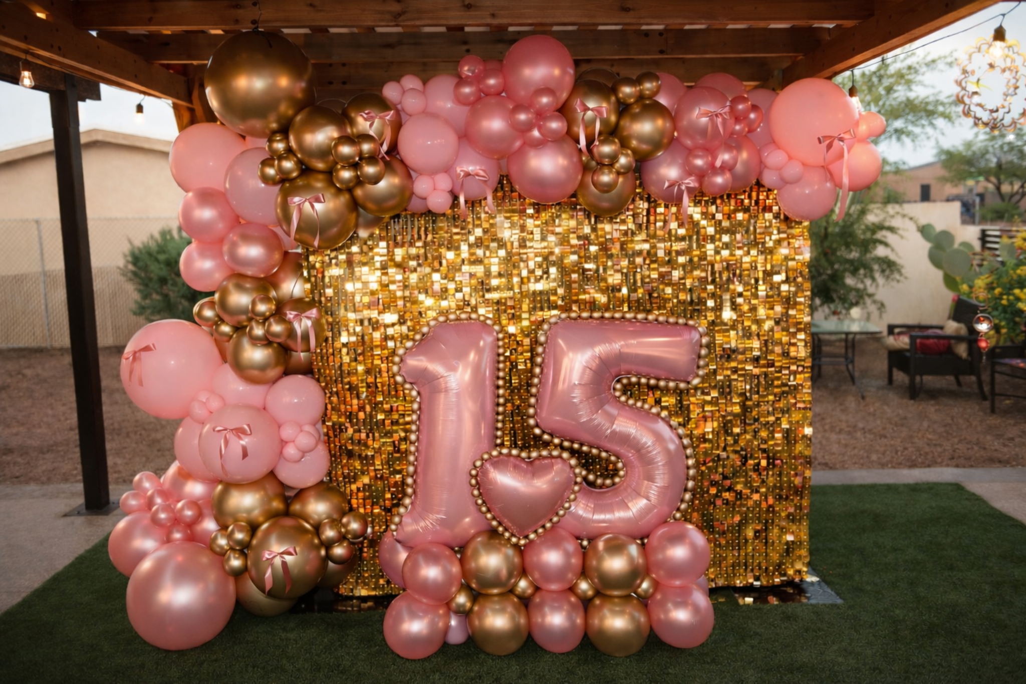 quinceañera balloon decor tucson az