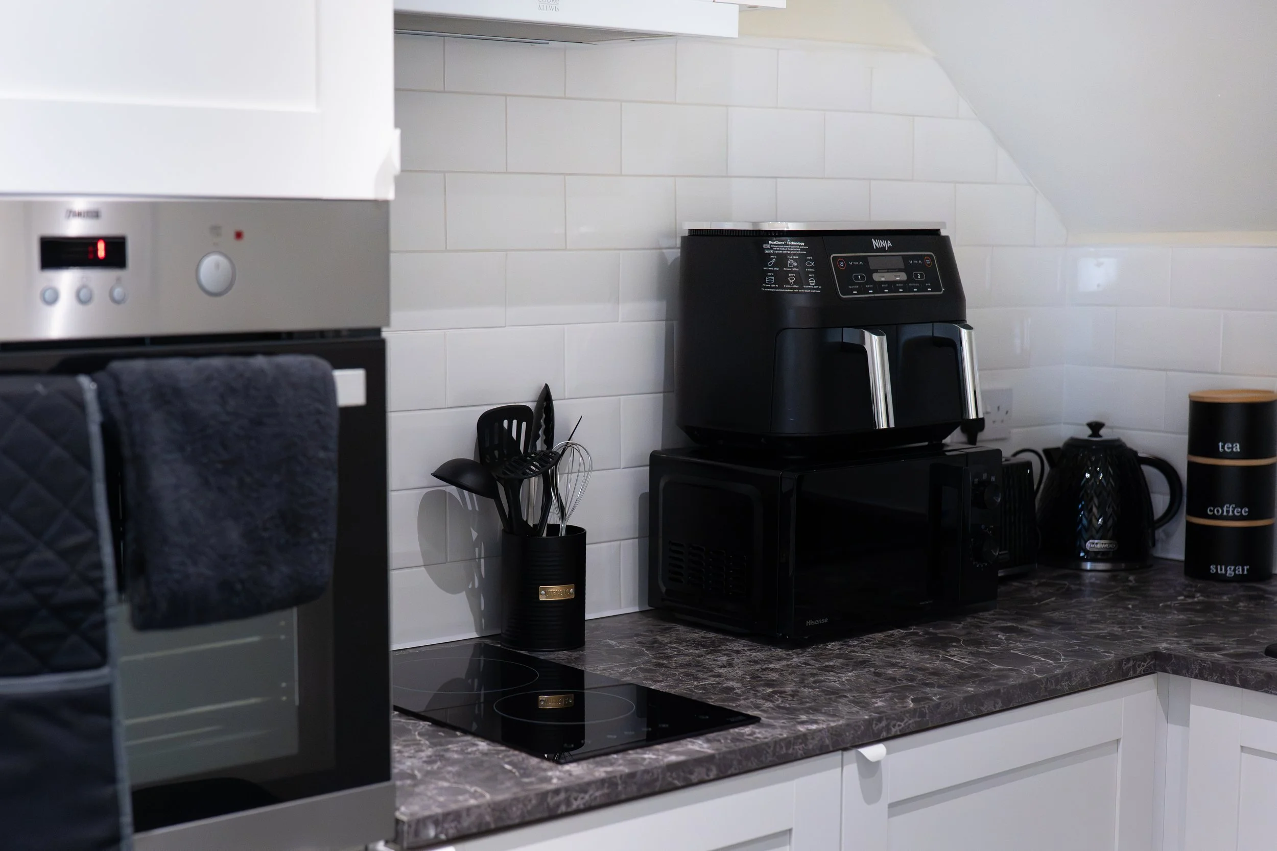 Kitchen at a professionally cleaned short-let in Congleton