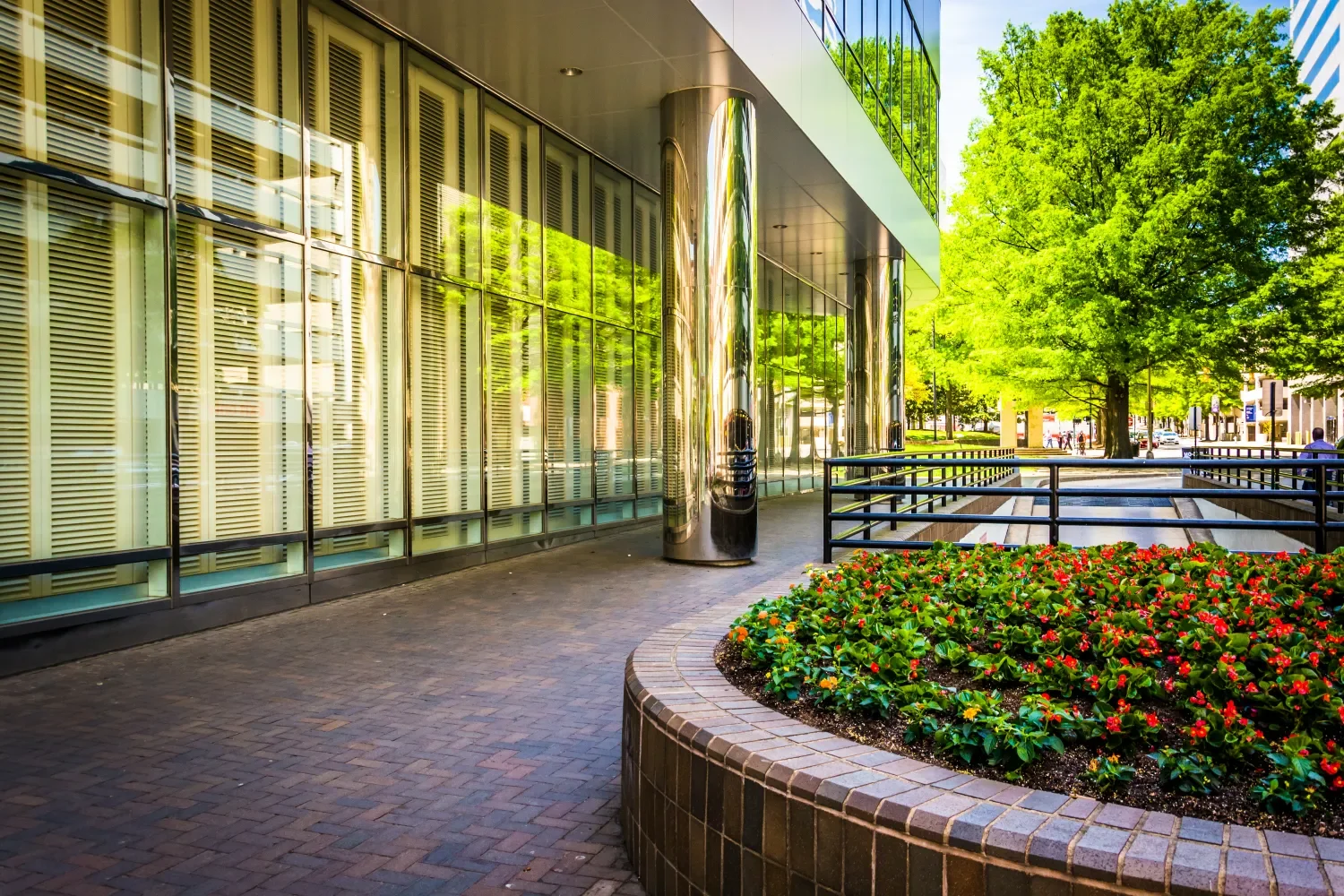 Commercial landscaping upgrade with new shrubs in Montgomery County, TX