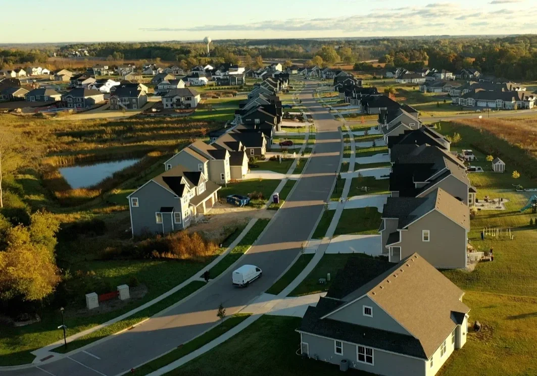 Commercial lawn care and landscape maintenance at large HOA community in Chambers County, TX