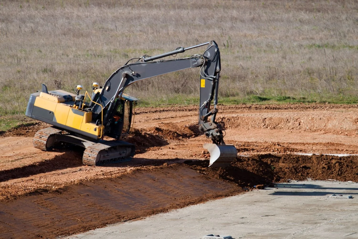 Commercial erosion control blanket installed on slope in Houston, TX