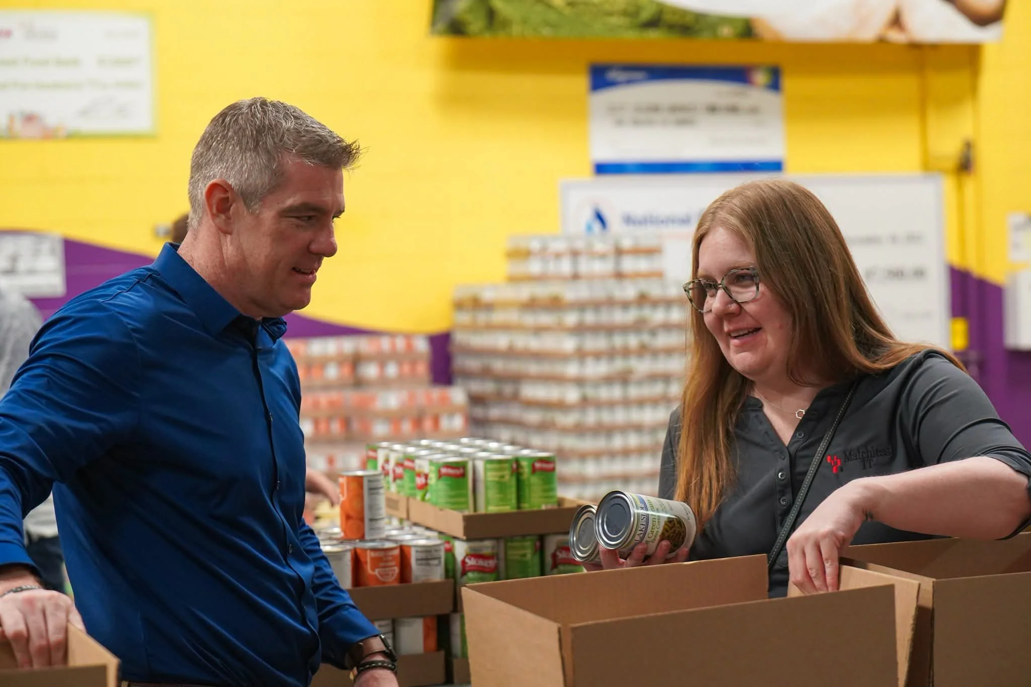 Matchless IT Team Member Gives Back at Second Harvest Food Bank