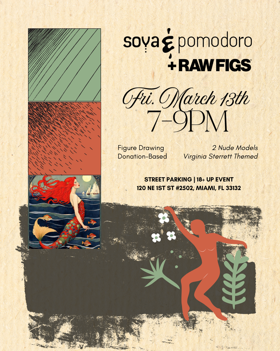 Raw Figs Pop Up - Muse, in Art Nouveau…