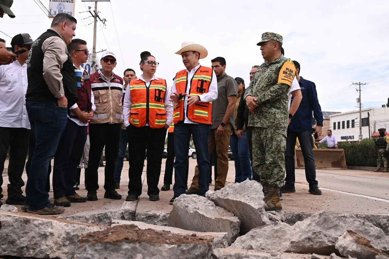 Gobernador Durazo implementa acciones inmediatas por lluvias extraordinarias en Nogales