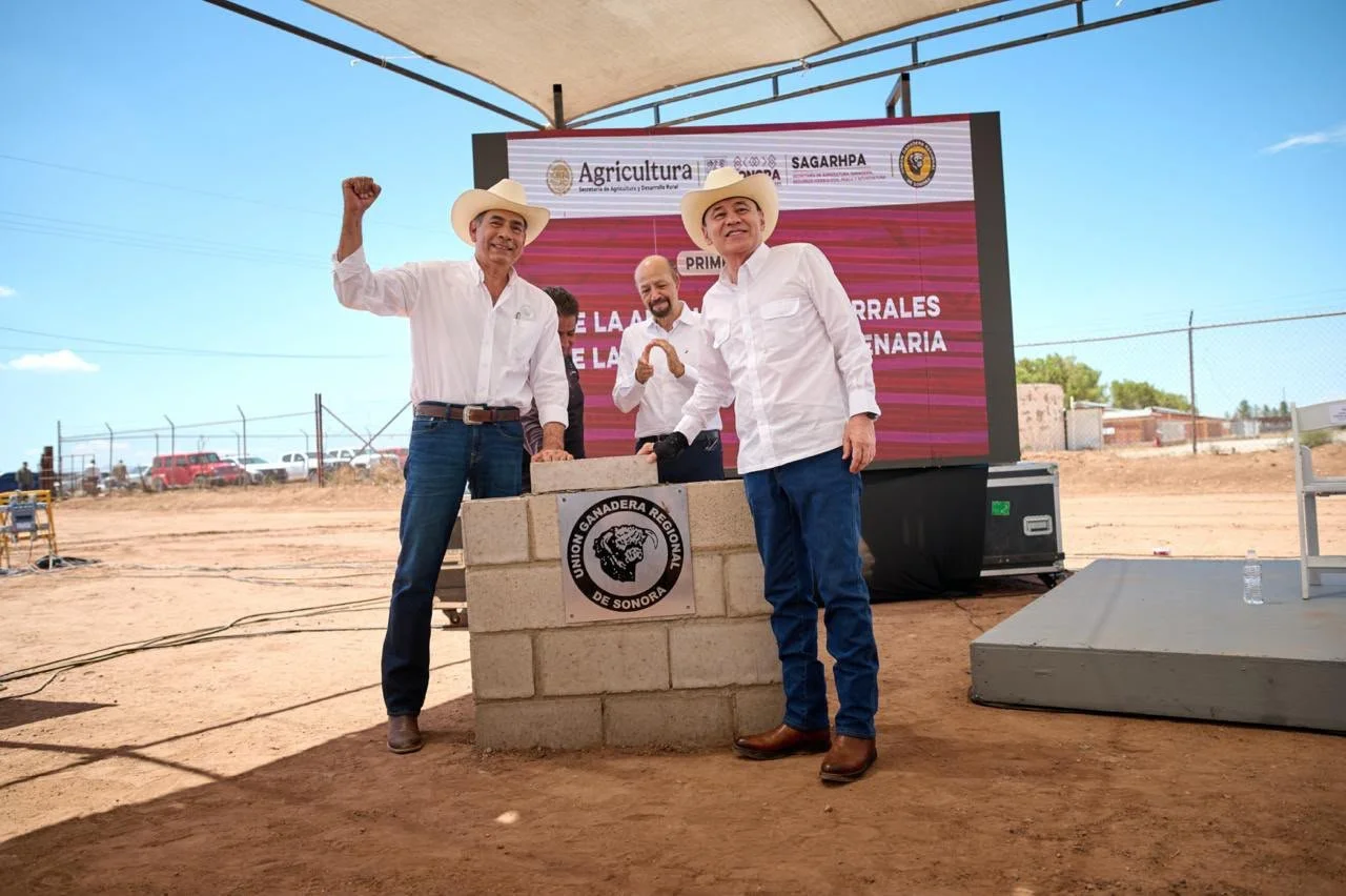 Durazo y Sheinbaum duplican la capacidad de cuarentenaria ganadera de Agua Prieta