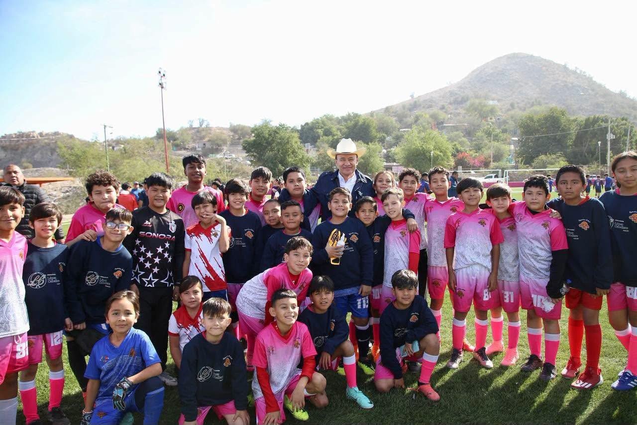Gobernador Durazo abre puertas al futbol profesional con visorías para jóvenes sonorenses