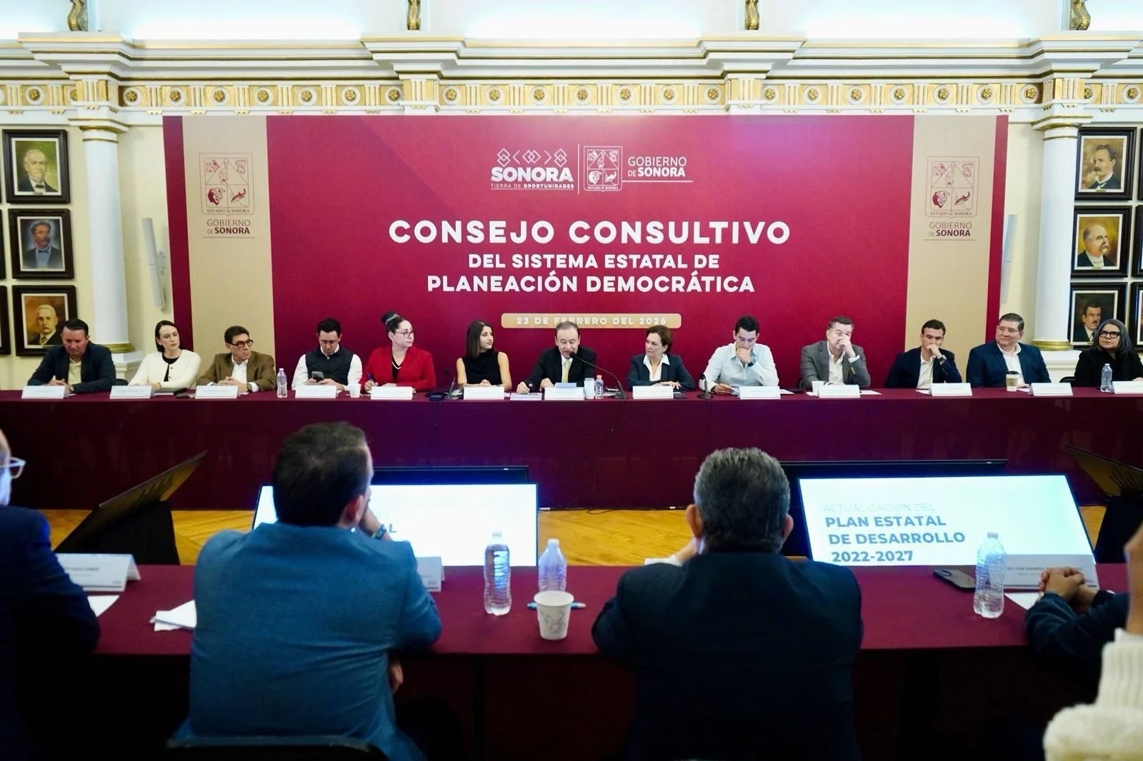 Gobernador Durazo alinea Plan Estatal con Plan Nacional de Desarrollo para reforzar proyectos clave
