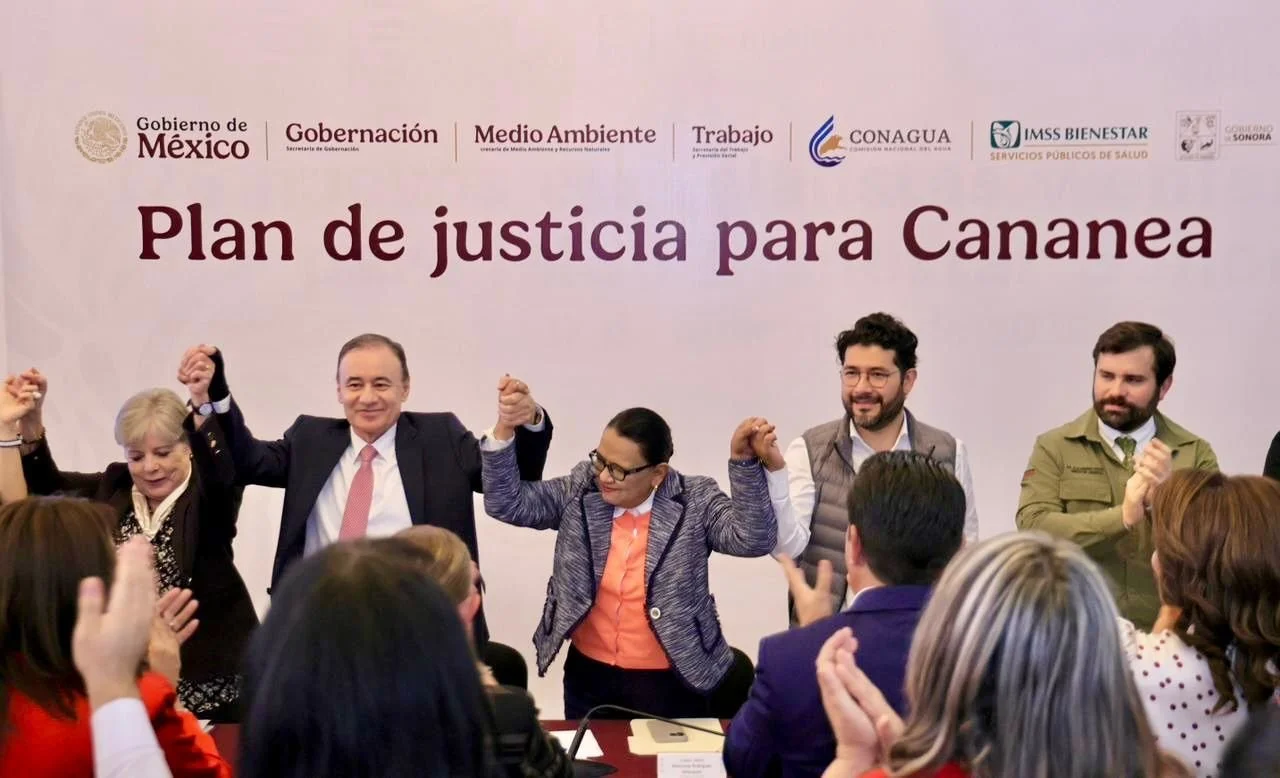 Gobernador Durazo hizo historia en 2025: dio solución a huelga de Cananea y justicia ambiental