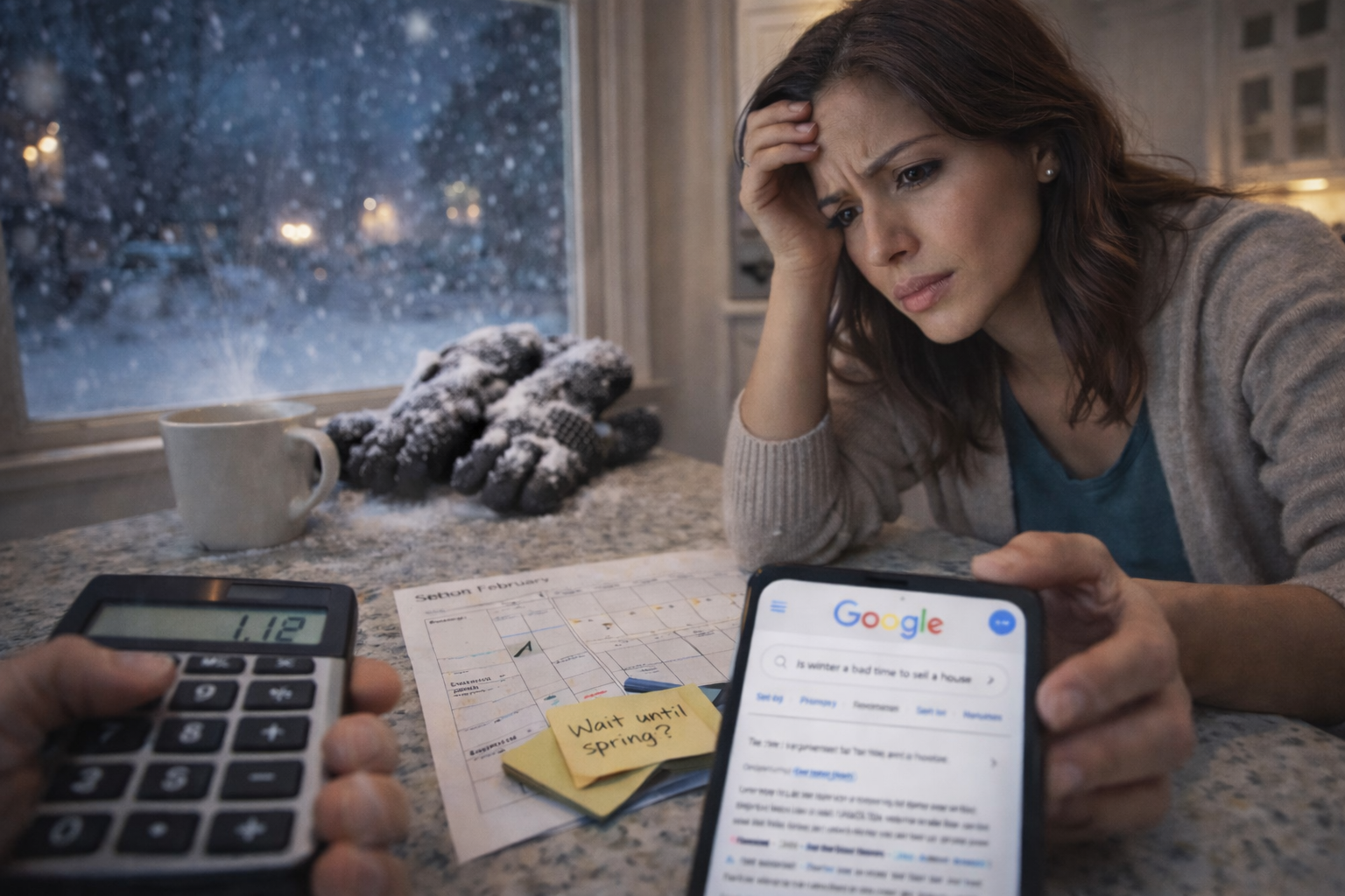 “Is winter a bad time to sell?” ❄️🏡