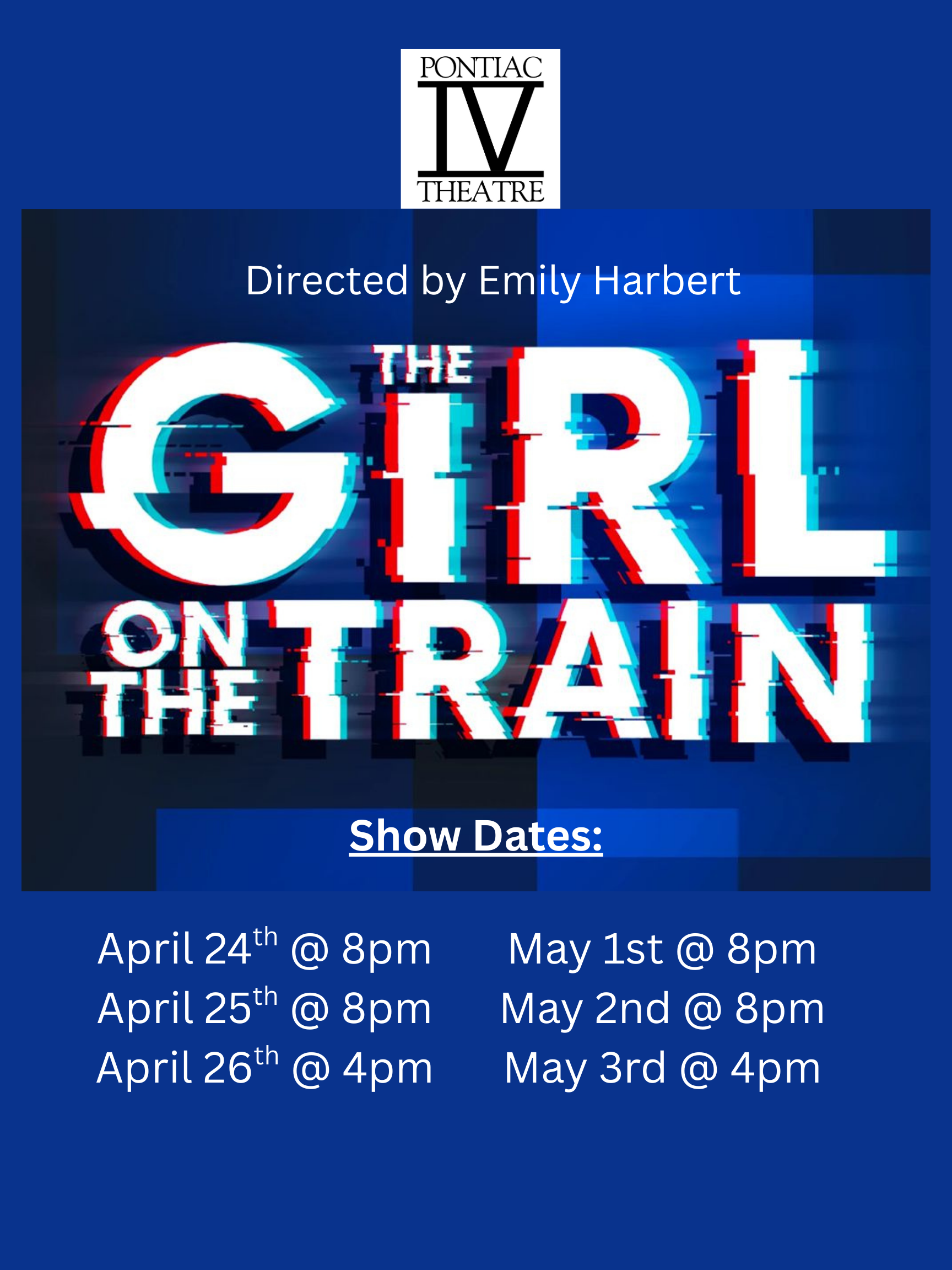 PTIV Presents “The Girl on the Train” (Adult)