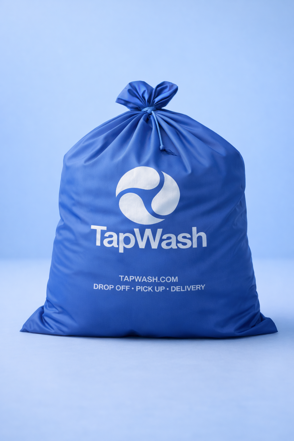 TapWash reusable laundry delivery bag, Rogers Park and West Ridge