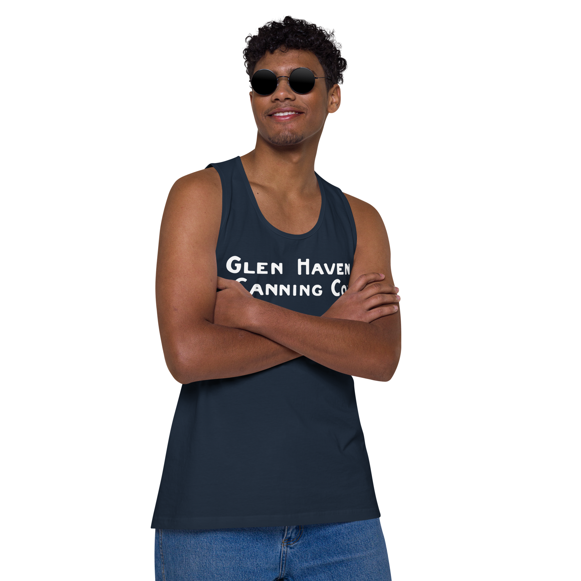 mens-premium-tank-top-navy-front-2-6a1c6cd4cae64.png