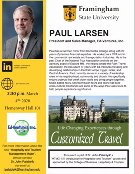 Paul Larsen, President, Ed-Ventures, Inc.