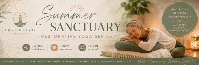 Summer Sanctuary | Restorative yoga series 