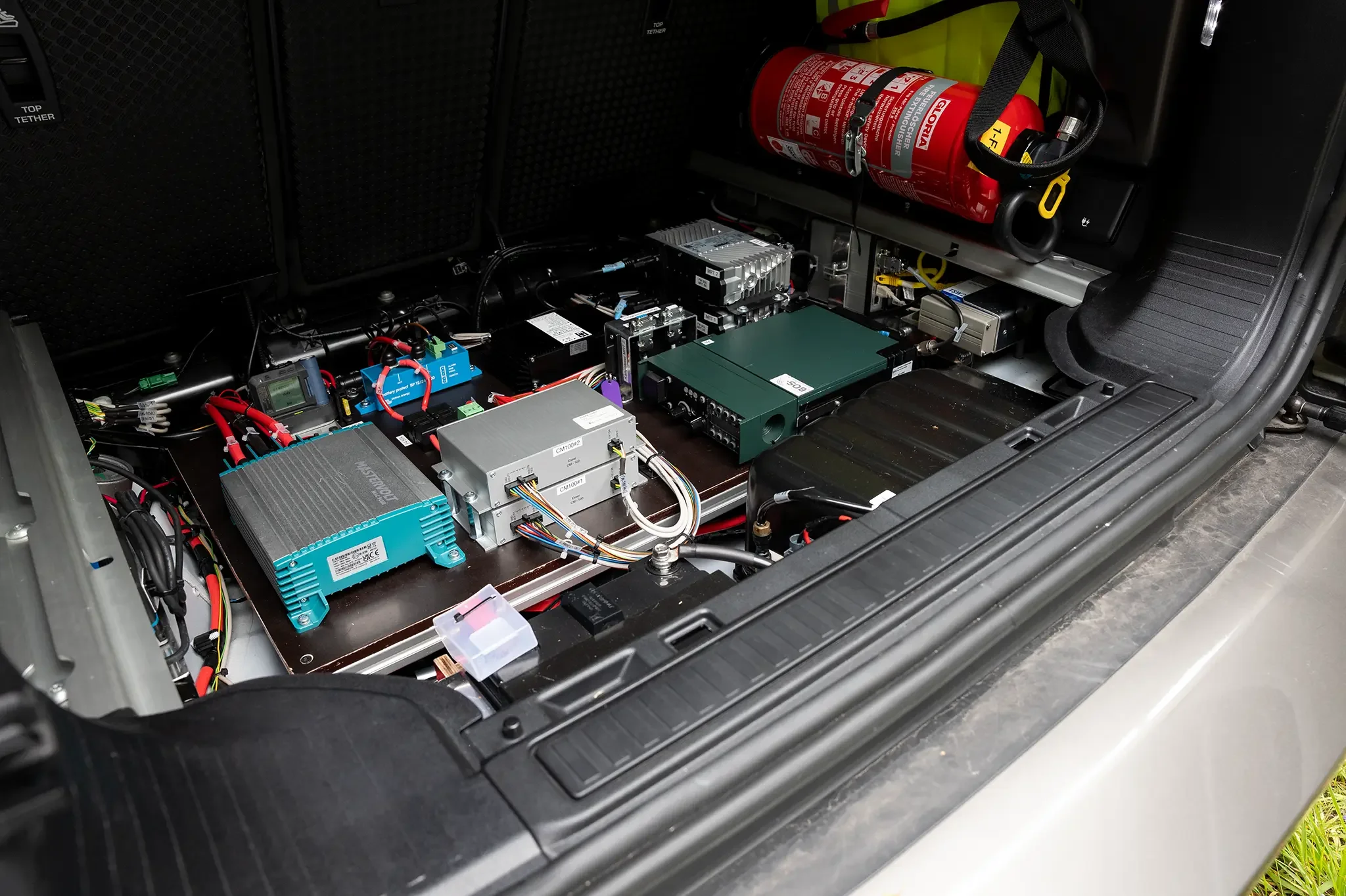 Kofferraum des Kommandowagens