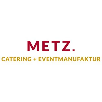 Metz Catering und Eventmanufaktur Logo auf weißem Hintergrund