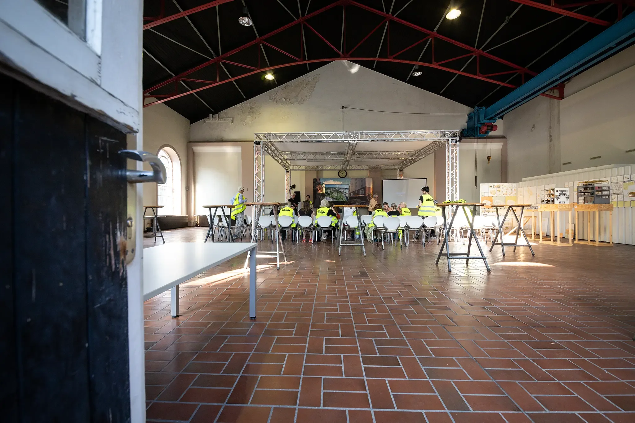 Presseveranstaltung zur Vorstellung der Atelieretage auf Zanders