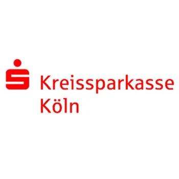 Logo der Kreissparkasse Köln in Rot auf weißem Hintergrund.