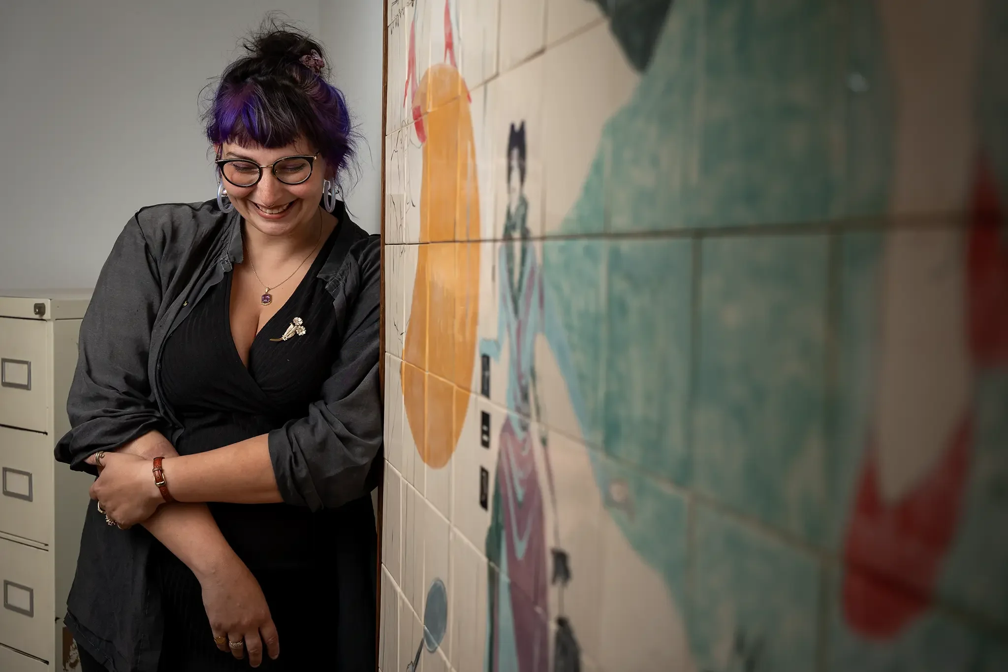 Paula Knaps-Loss, Malerin und Gewinnerin des Förderpreises von "Die Große" 2025