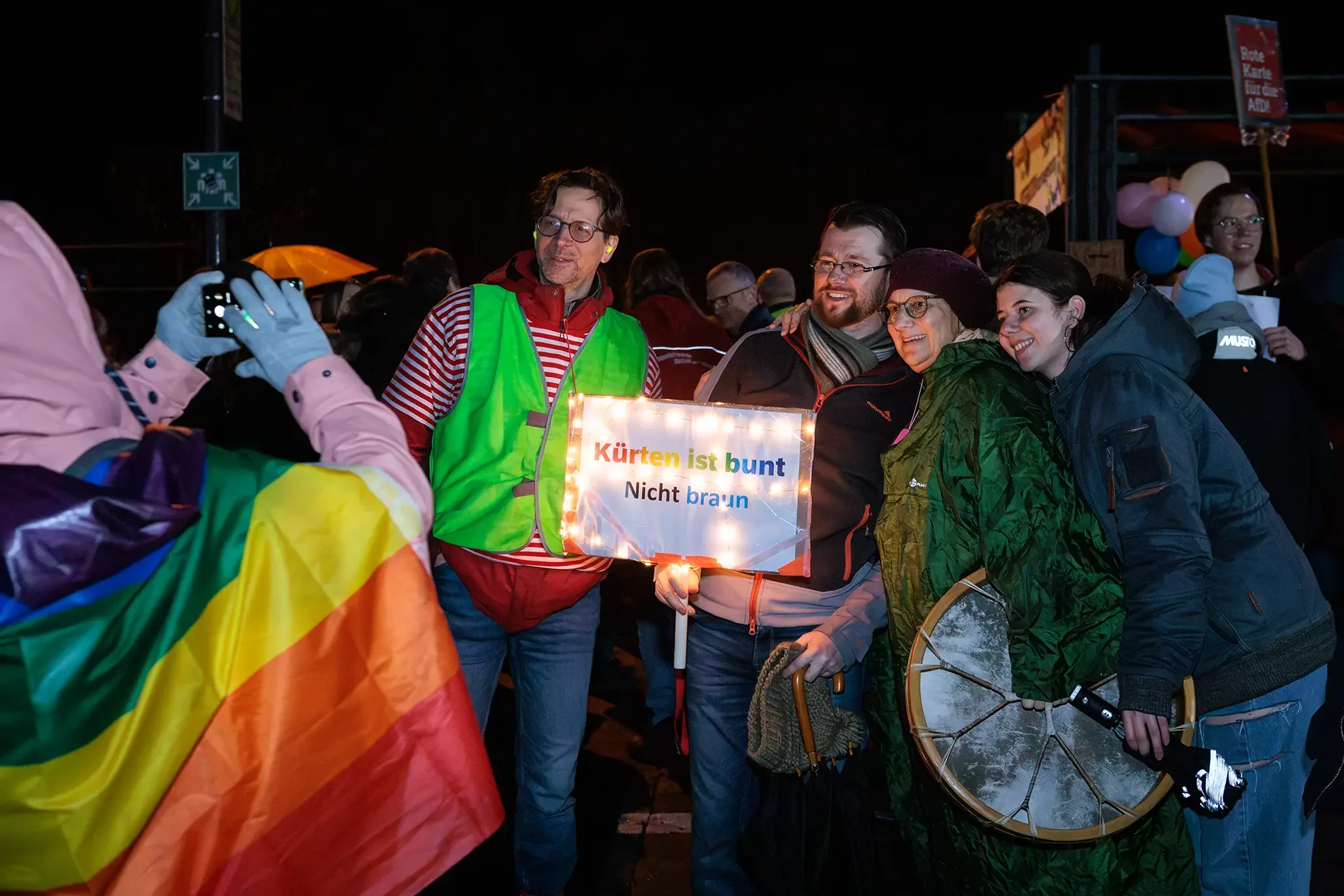 Kürten ist bunt, nicht braun.