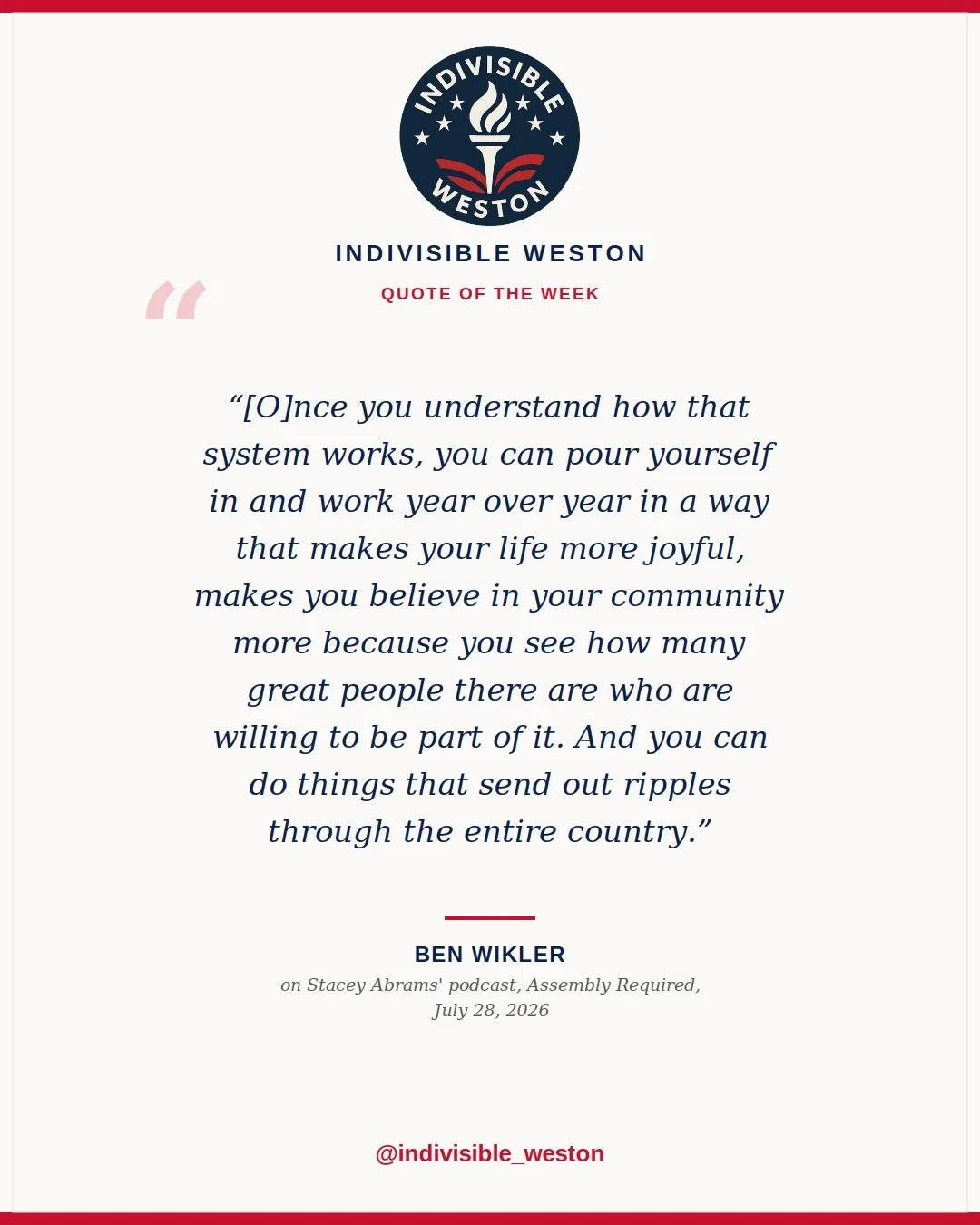 Democracy is an action. #indivisible