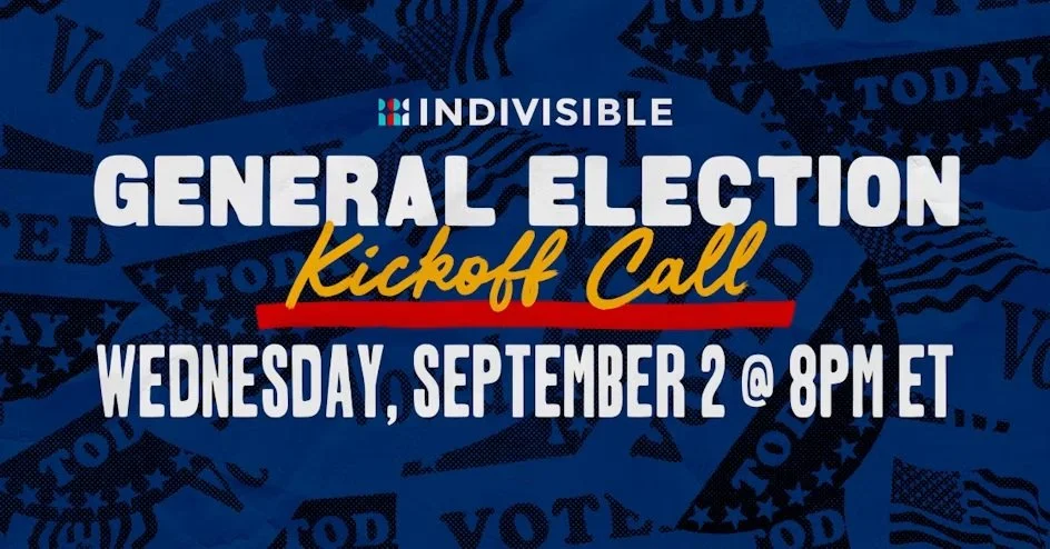 Go to indivisibleweston.org to register! Wednesday, September 2, 8 &ndash; 9pm EDT. Virtual event.