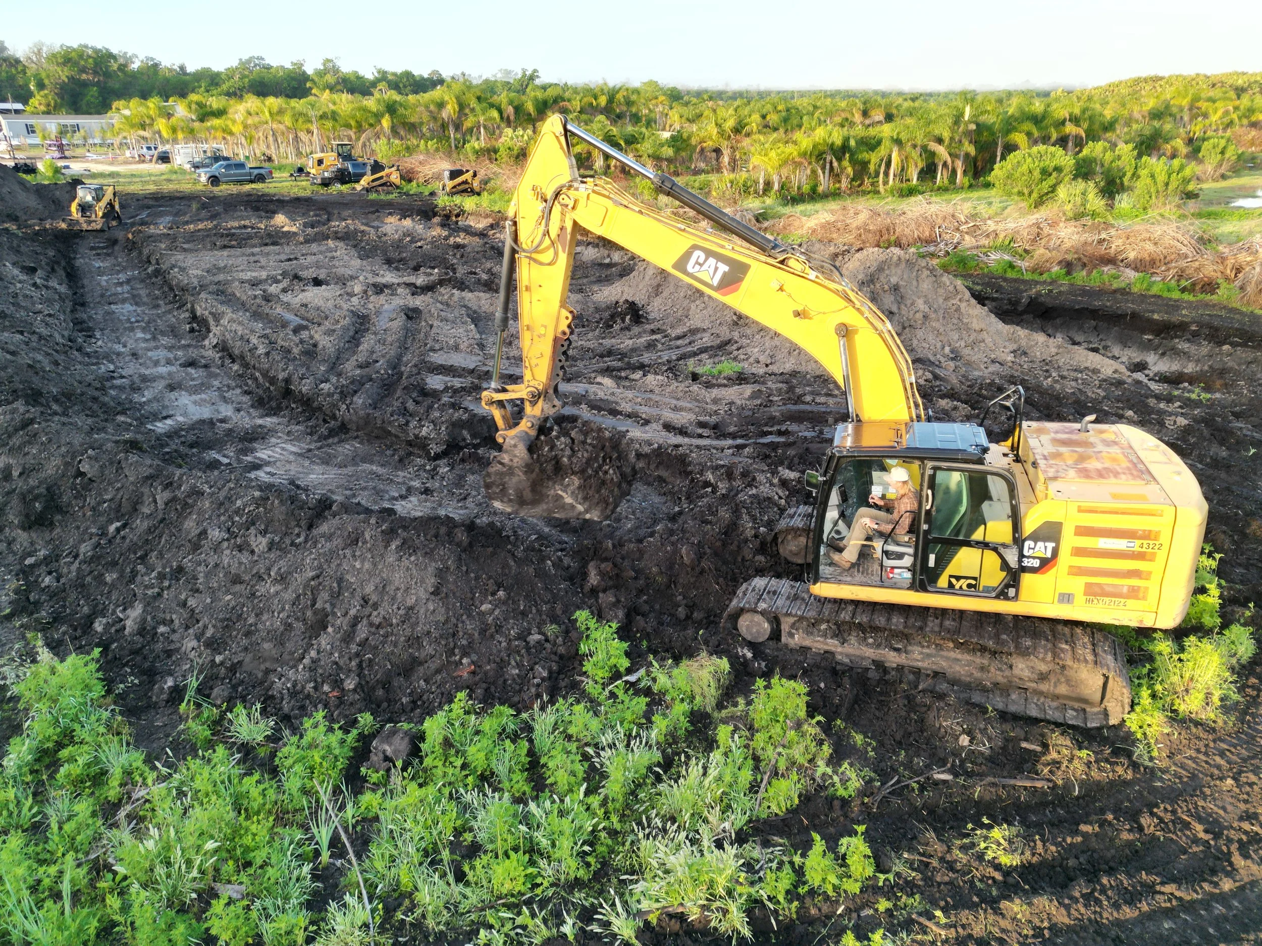 Pond construction 