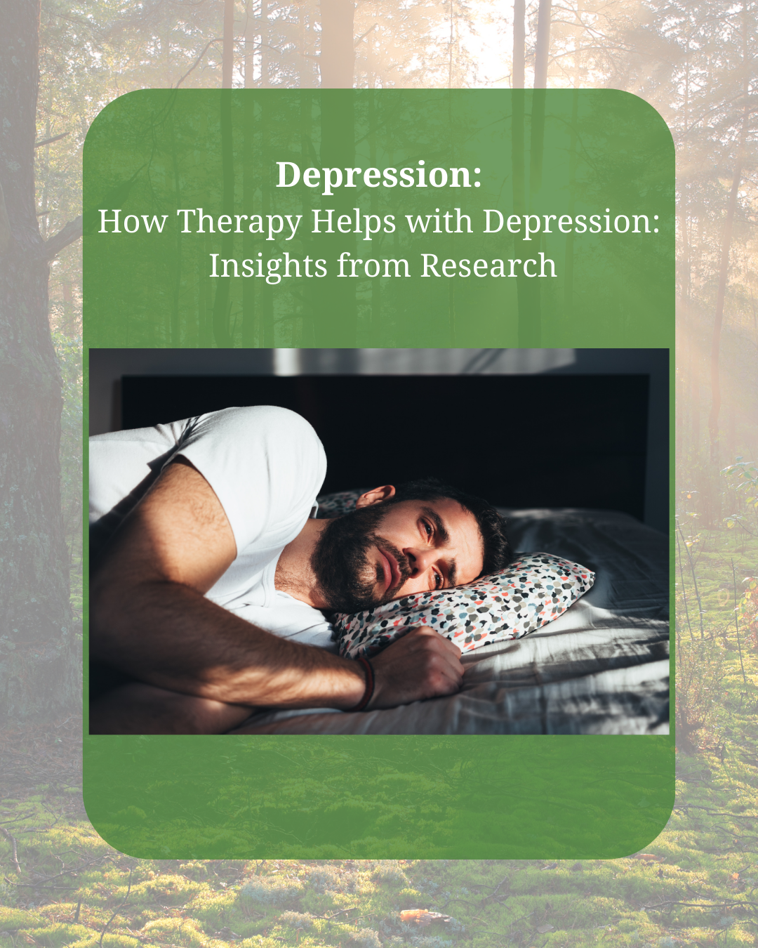 How Therapy Helps with Depression