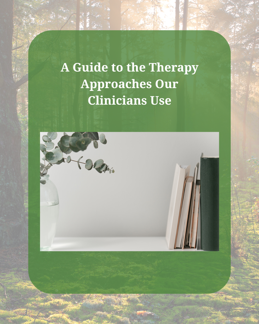 A Guide to the Therapy Approaches Our Clinicians Use