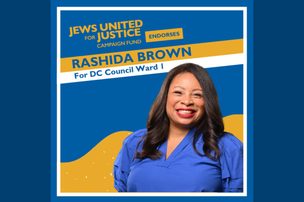 Jews United For Justice Endorses Rashida