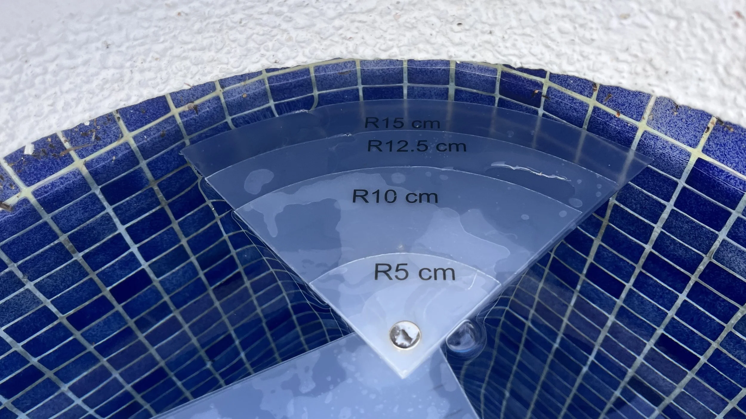 Medición medias cañas