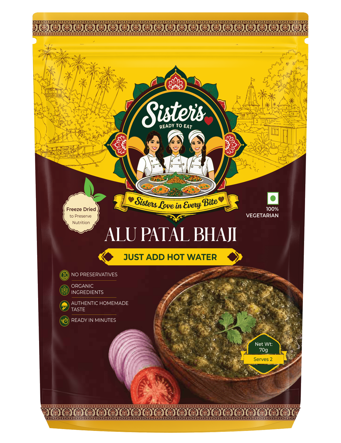 Aluchi Patal Bhaji (Colocasia Leaves Bhaji)