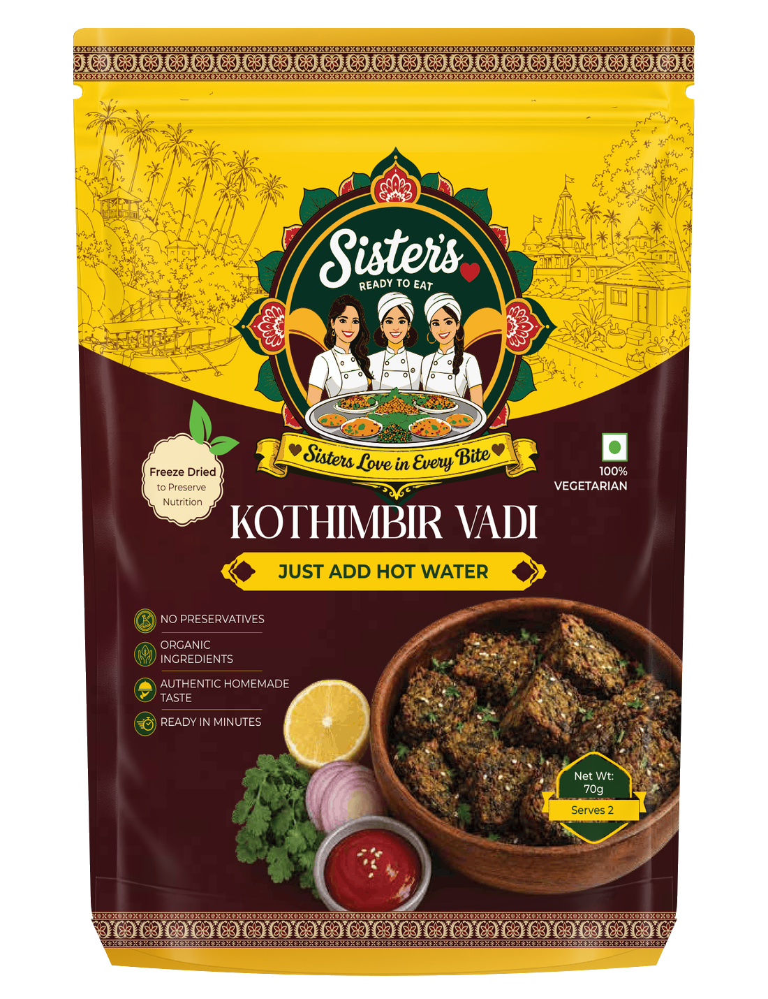 Kothimbir Vadi