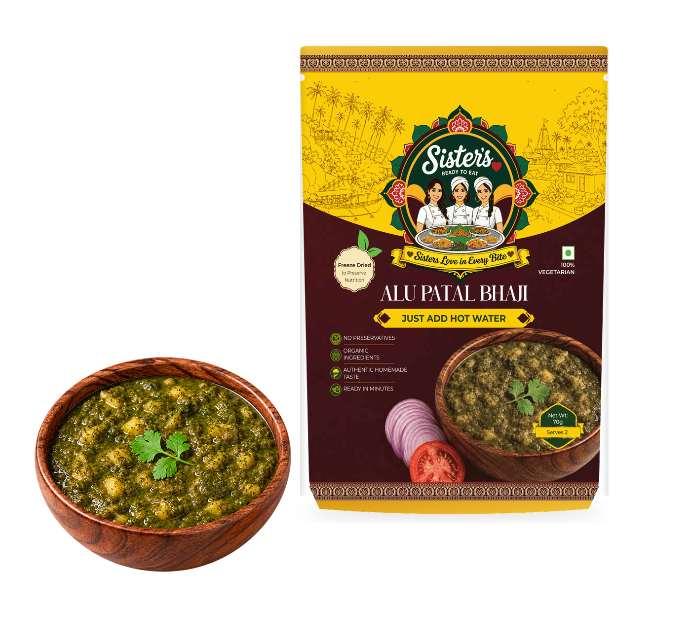 Aluchi Patal Bhaji (Colocasia Leaves Bhaji)