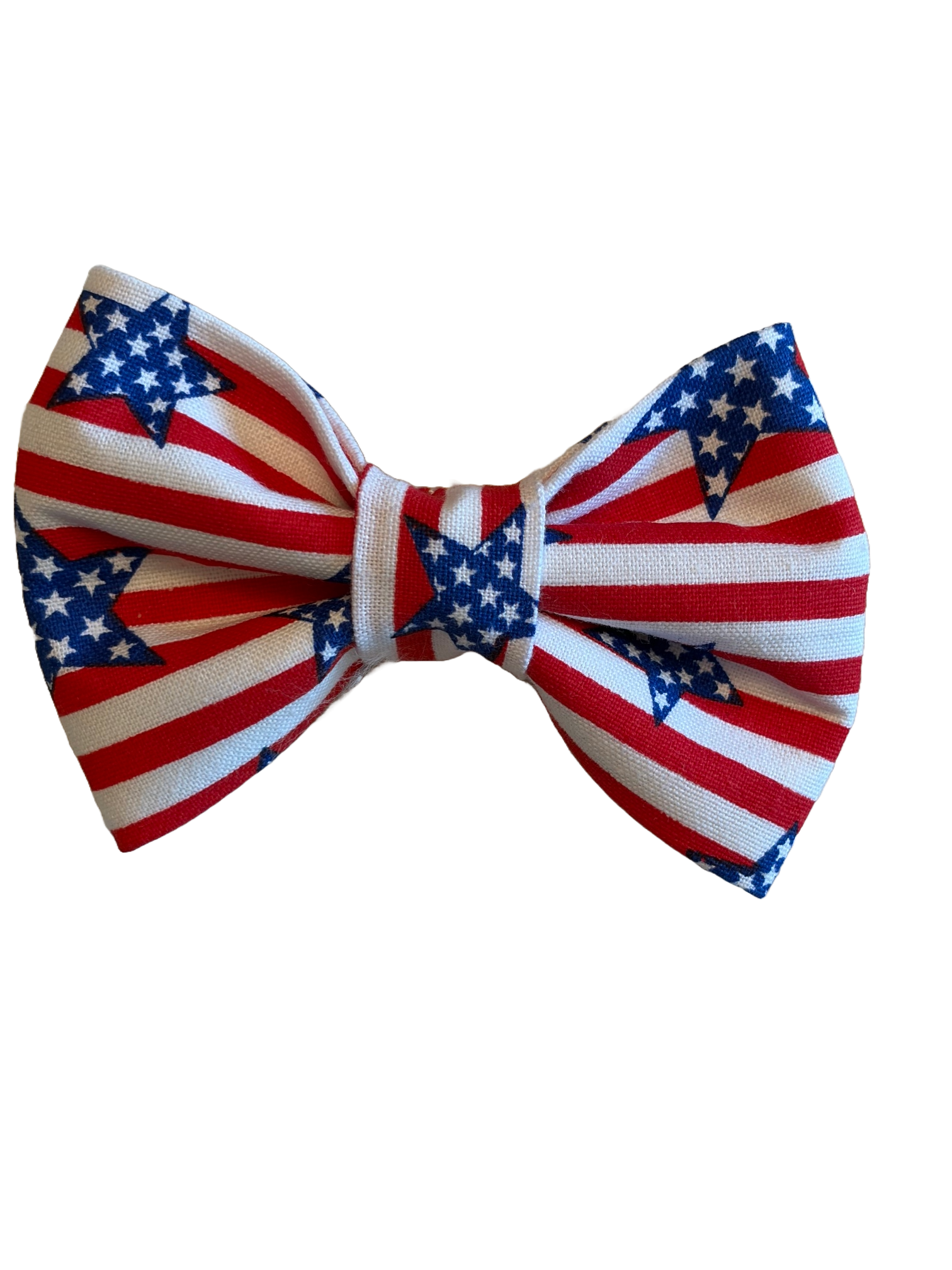 Stars and Stripes Fabric Bowtie