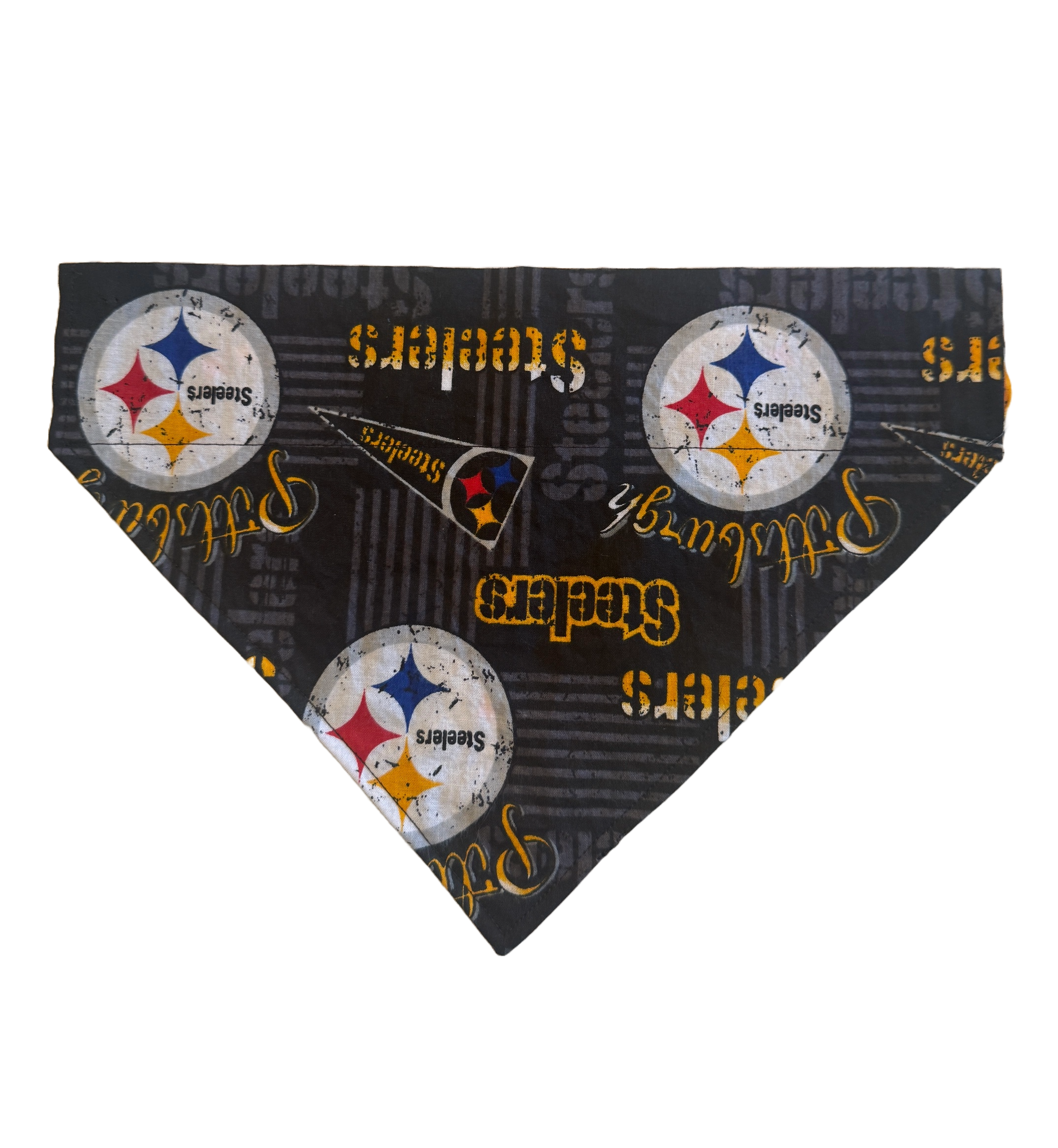 Pittsburgh Football Fabric Bandana for Cats and Dogs