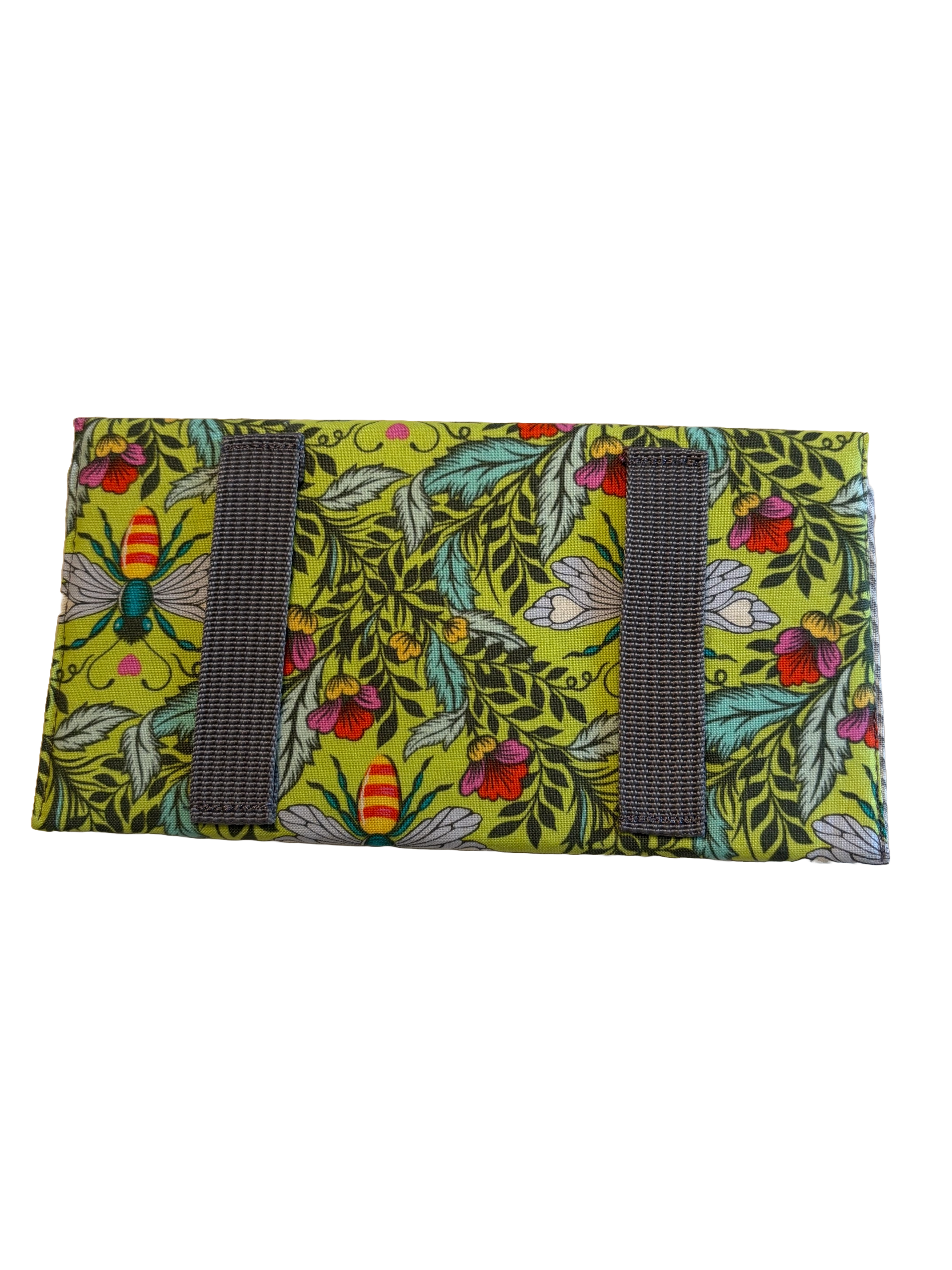 Bees and Lime Green Phone keeper Front NBG.png