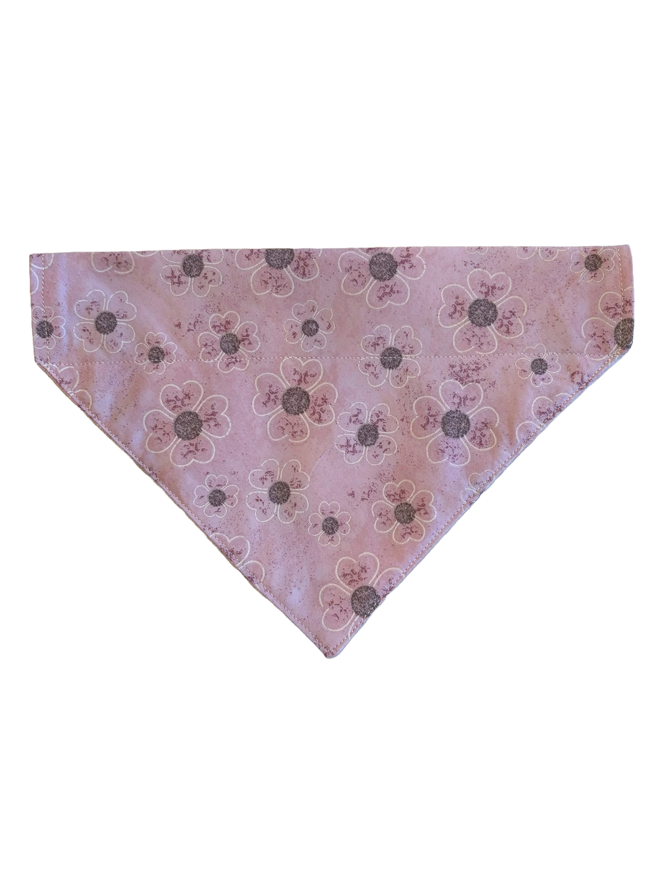 Speckled Pink Flowers Fabric Bandana for Cats and Dogs