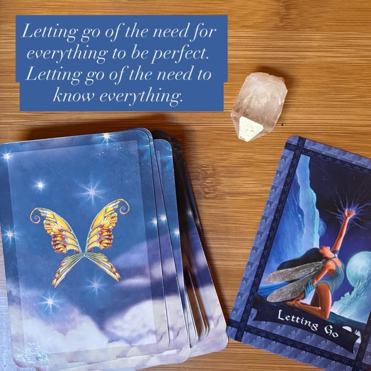 Today&rsquo;s message from Spirit ✨❄️. #tarot #messagesfromspirit #fairyoracle #oracle