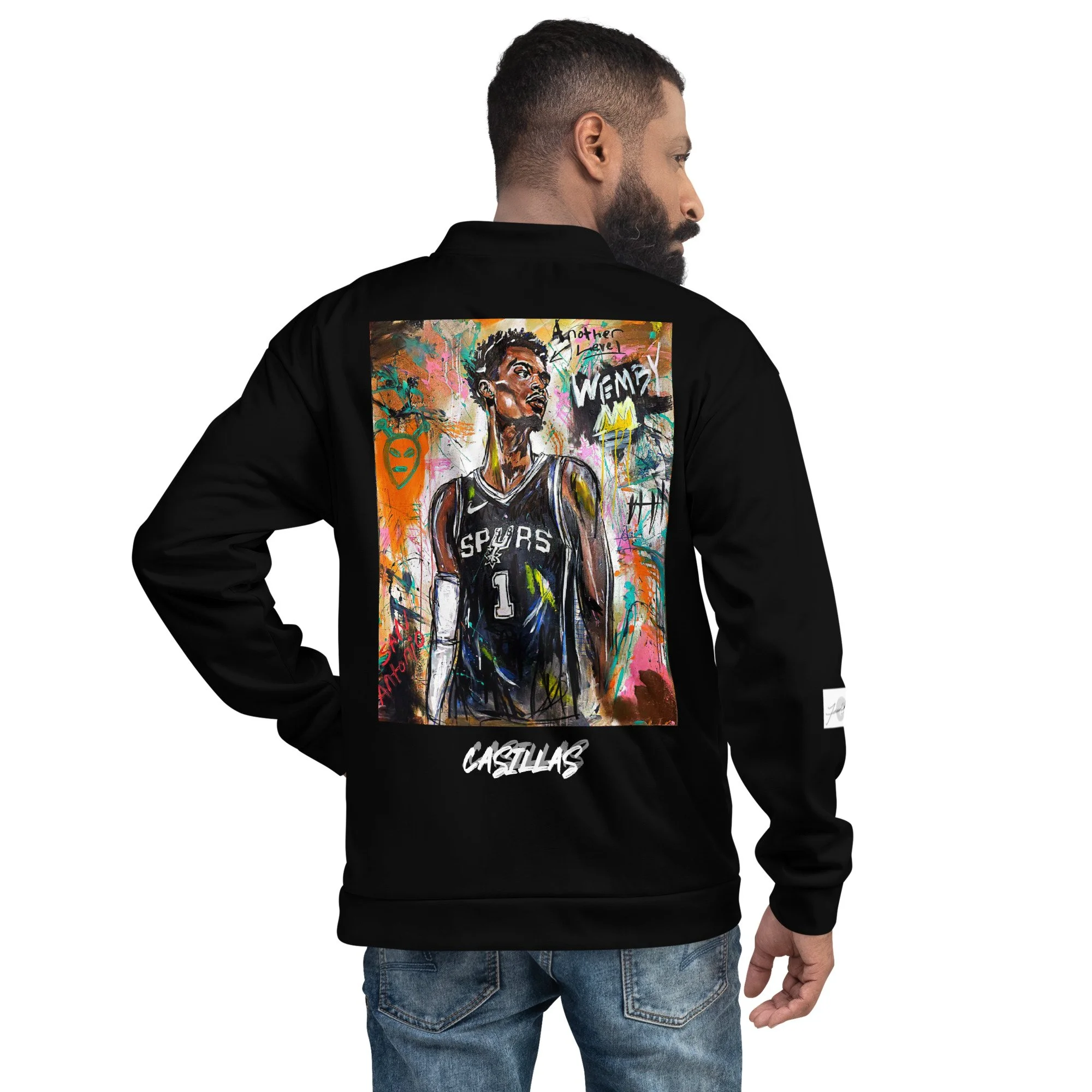 WEMBY Bomber Jacket BLACK