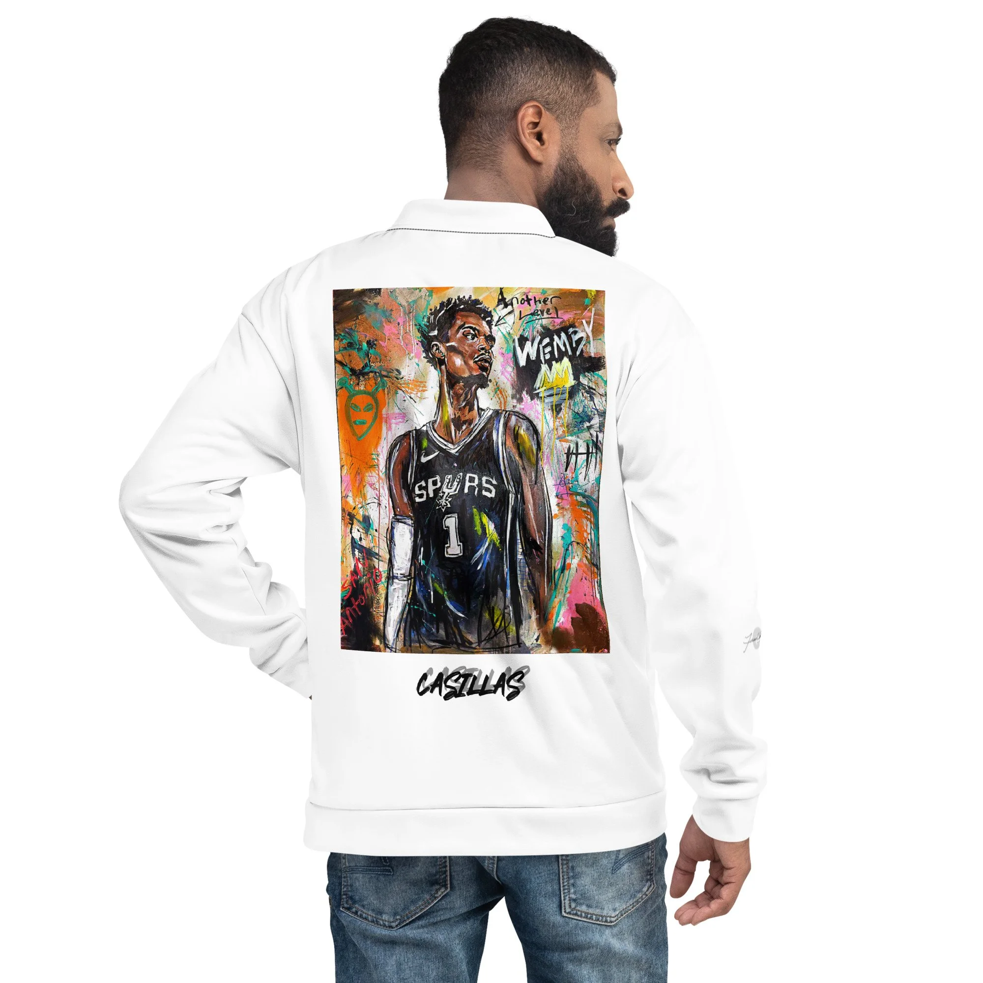 WEMBY Bomber Jacket WHITE