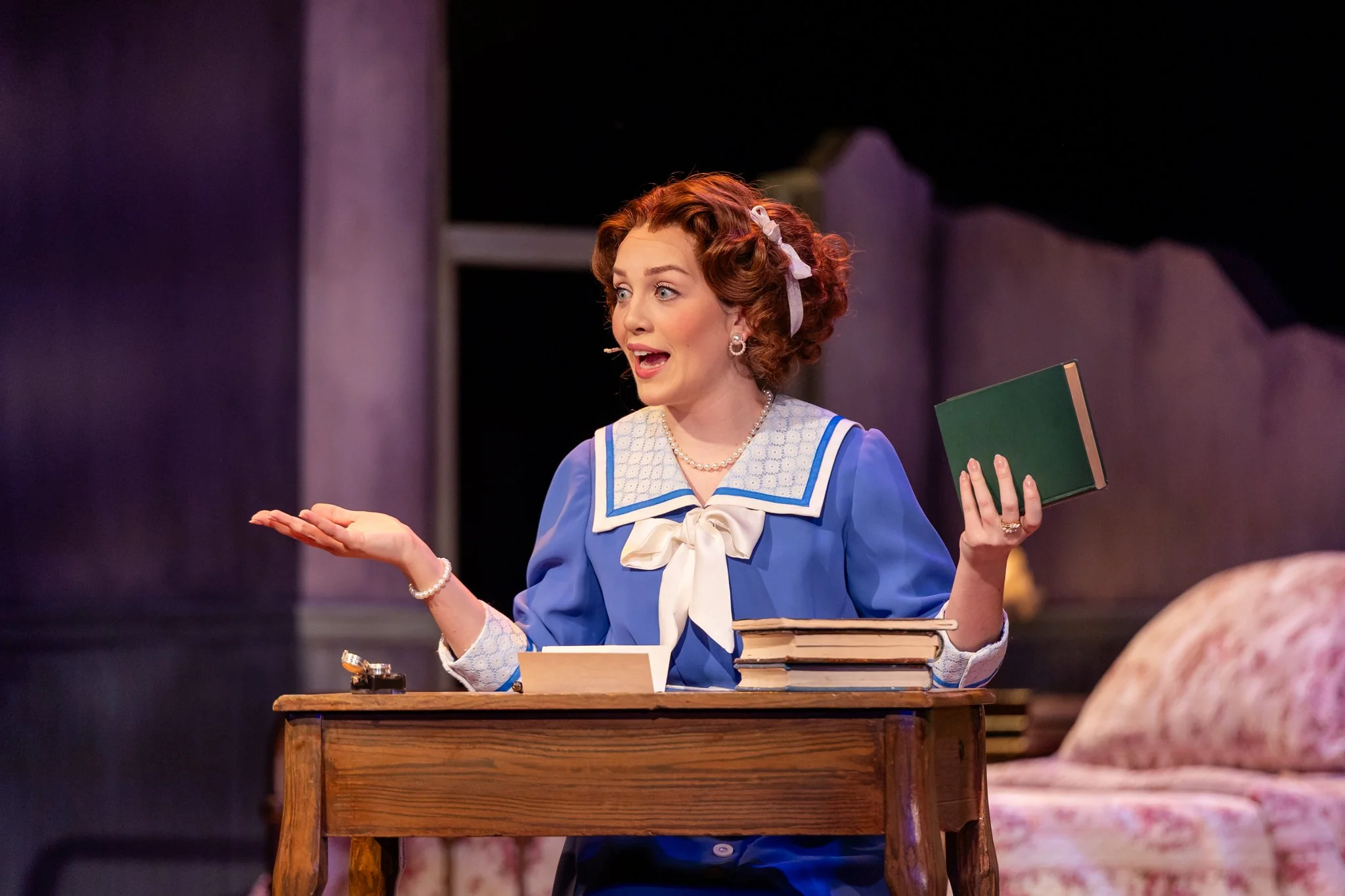 Carmiña Monserrat as Jerusha in "Daddy Long Legs" at The Phoenix Theatre Company - Photo by Brennen Russell
