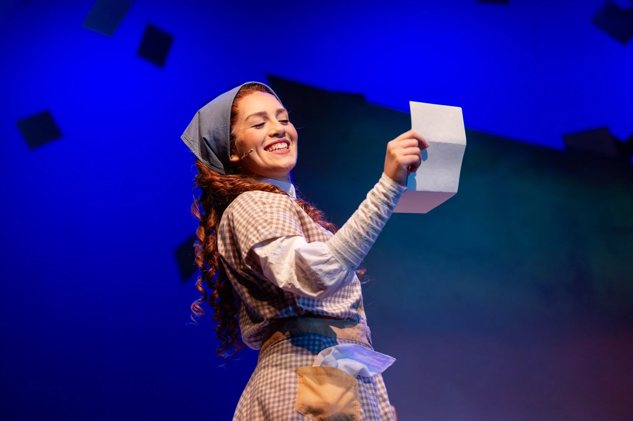 Carmiña Monserrat as Jerusha in "Daddy Long Legs" at The Phoenix Theatre Company - Photo by Brennen Russell