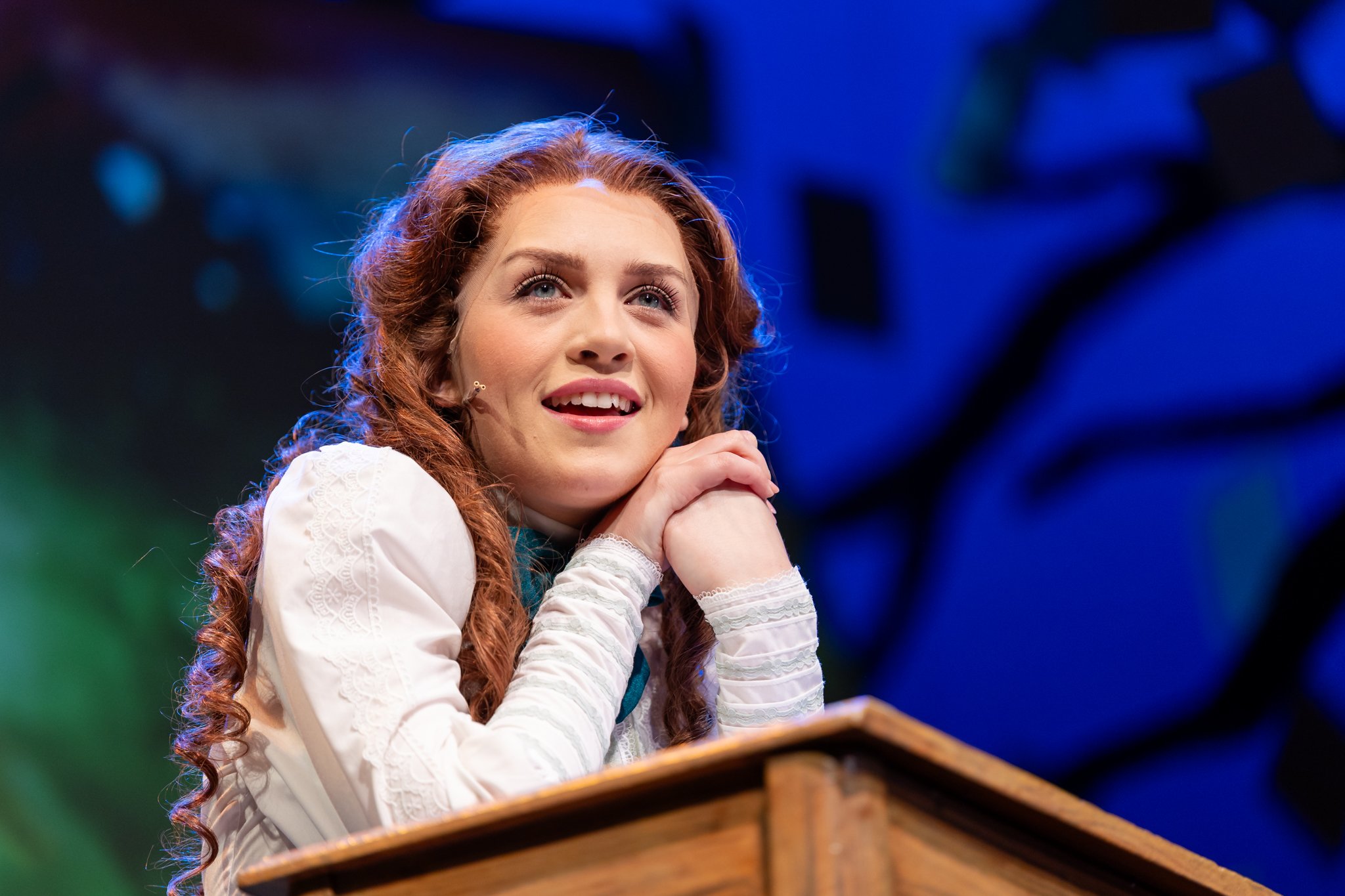 Carmiña Monserrat as Jerusha in "Daddy Long Legs" at The Phoenix Theatre Company - Photo by Brennen Russell