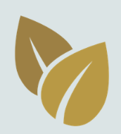 Three golden leaves symbolizing nutrient density.