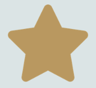Gold star symbolizing restorative sleep.