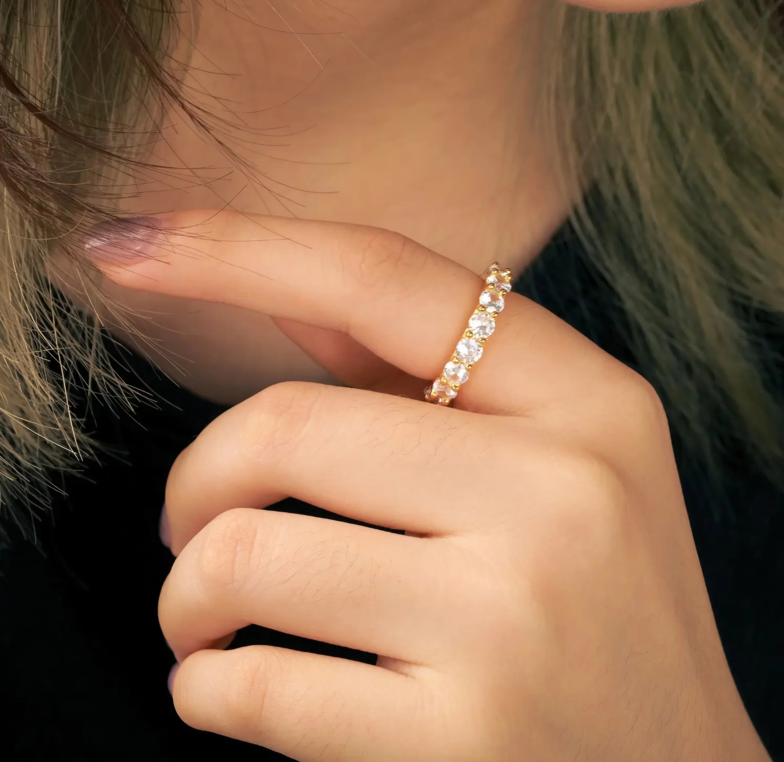 4MM Eternity Band .925 Silver