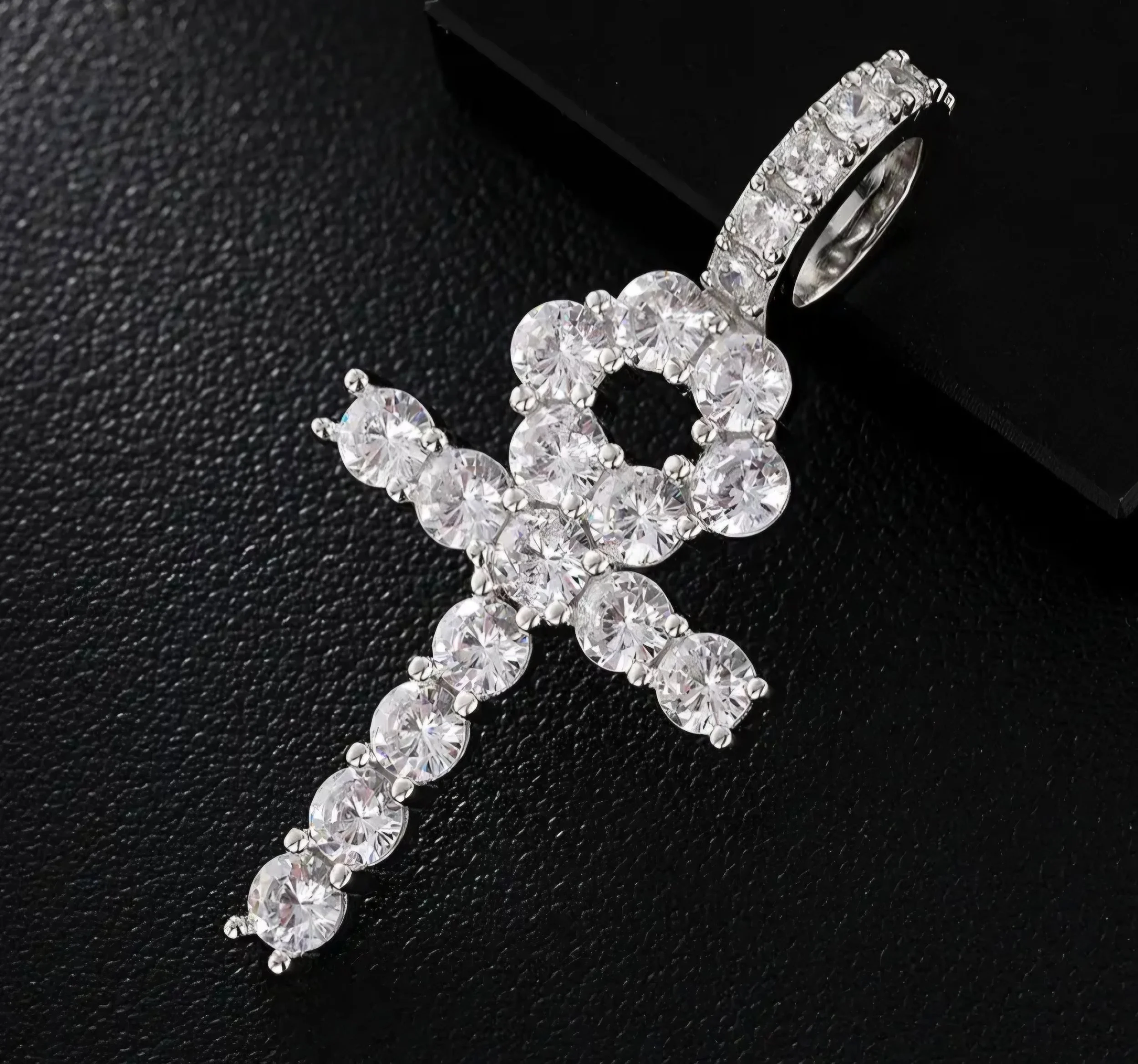 ANKH Tennis Cross Pendant .925 Silver